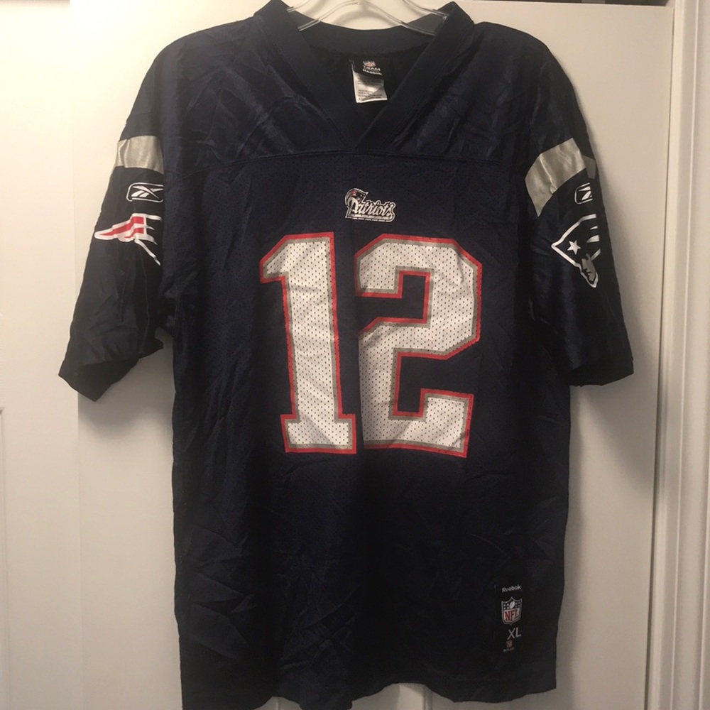 Tom Brady Patriots Jersey Youth XL 18-20 Reebok